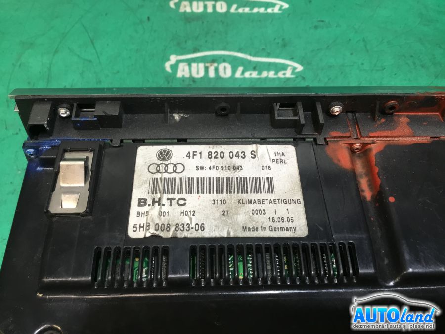 Panou Comanda AC (ventilatie) AUDI A6 Avant (4F5,C6) 2005-2011 Cod 4F1820043S