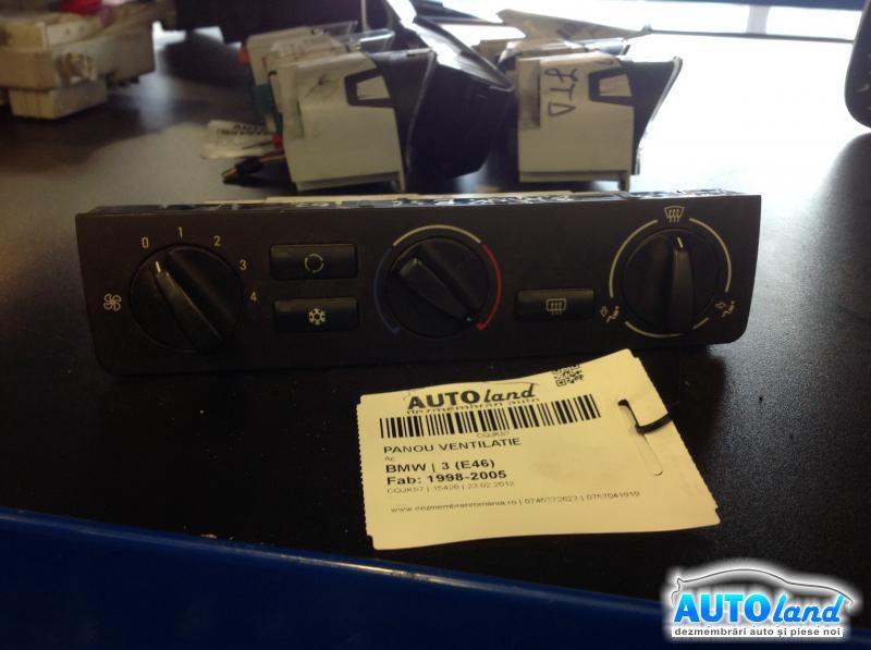 Panou Comanda AC (ventilatie) BMW 3 (E46) 1998-2005 Cod 64116907898