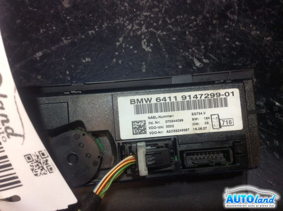 Panou Comanda AC (ventilatie) BMW 3 (E90) 2005-2025 Cod 9147299