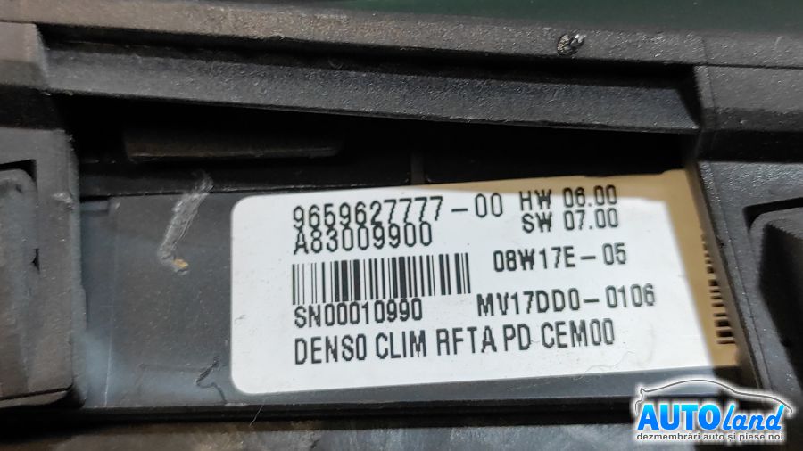 Panou Comanda AC (ventilatie) CITROEN C4 Grand Picasso (UA_) 2006-2025 Cod 9659627777