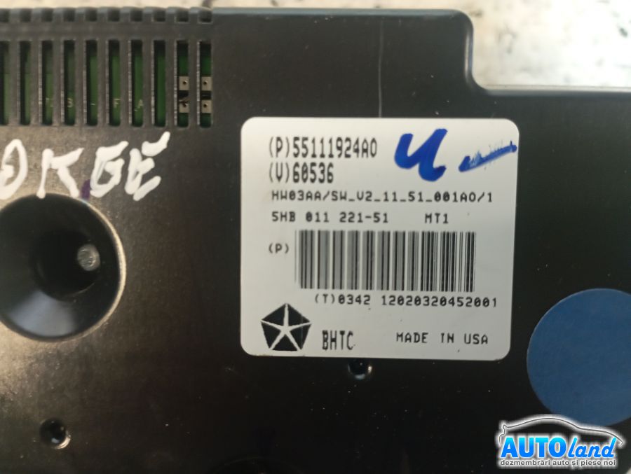 Panou Comanda Ac (ventilatie) JEEP GRAND CHEROKEE III 2003-2026 Cod P55111924A0
