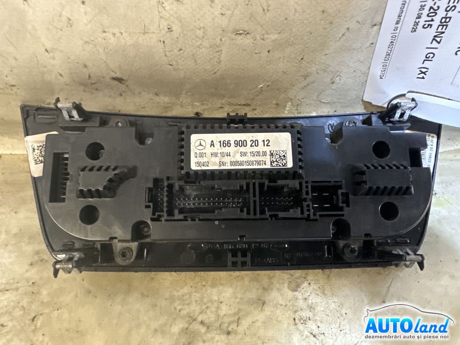 Panou Comanda Ac (ventilatie) MERCEDES-BENZ GL (X166) 2012-2015 Cod A1669002012