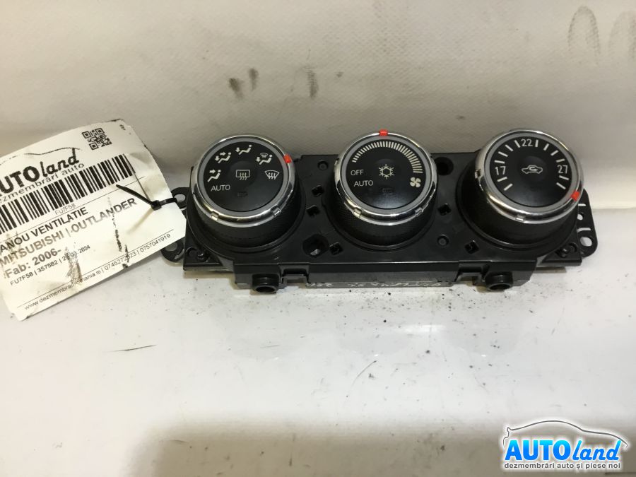 Panou Comanda AC (ventilatie) MITSUBISHI OUTLANDER 2006-2025 Cod 7820A028XC