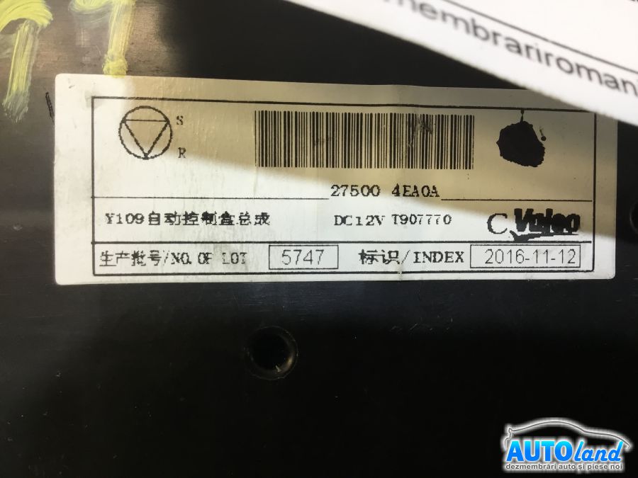 Panou Comanda AC (ventilatie) NISSAN QASHQAI II (J11) 2014-2021 Cod 275004EA0A