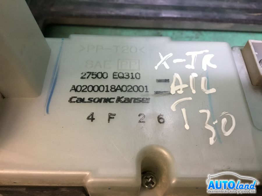 Panou Comanda AC (ventilatie) NISSAN X-TRAIL (T30) 2001-2025 Cod 27500EQ310
