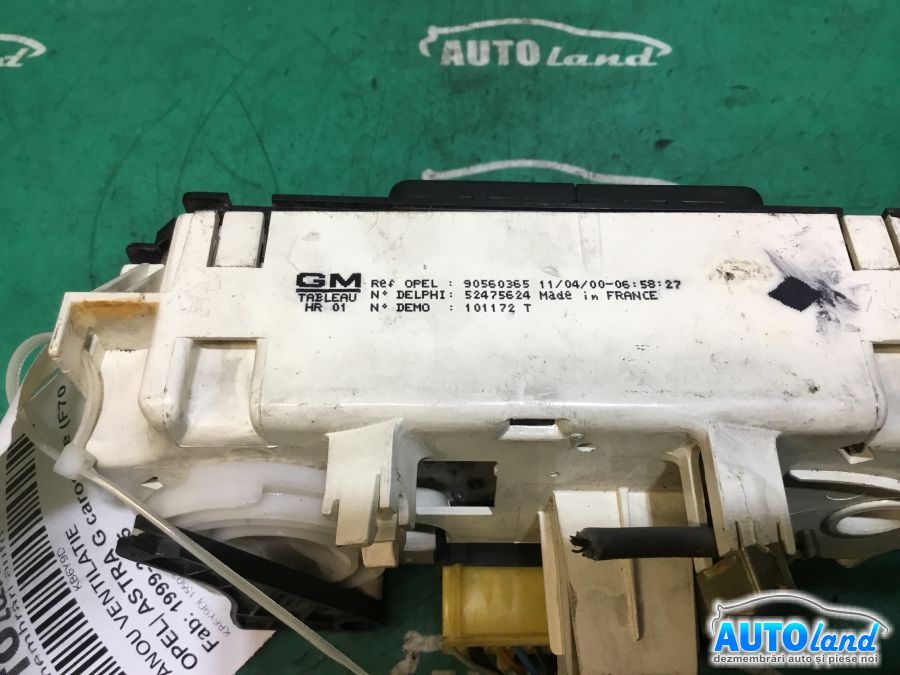Panou Comanda AC (ventilatie) OPEL ASTRA G caroserie (F70) 1999-2005 Cod 101172T