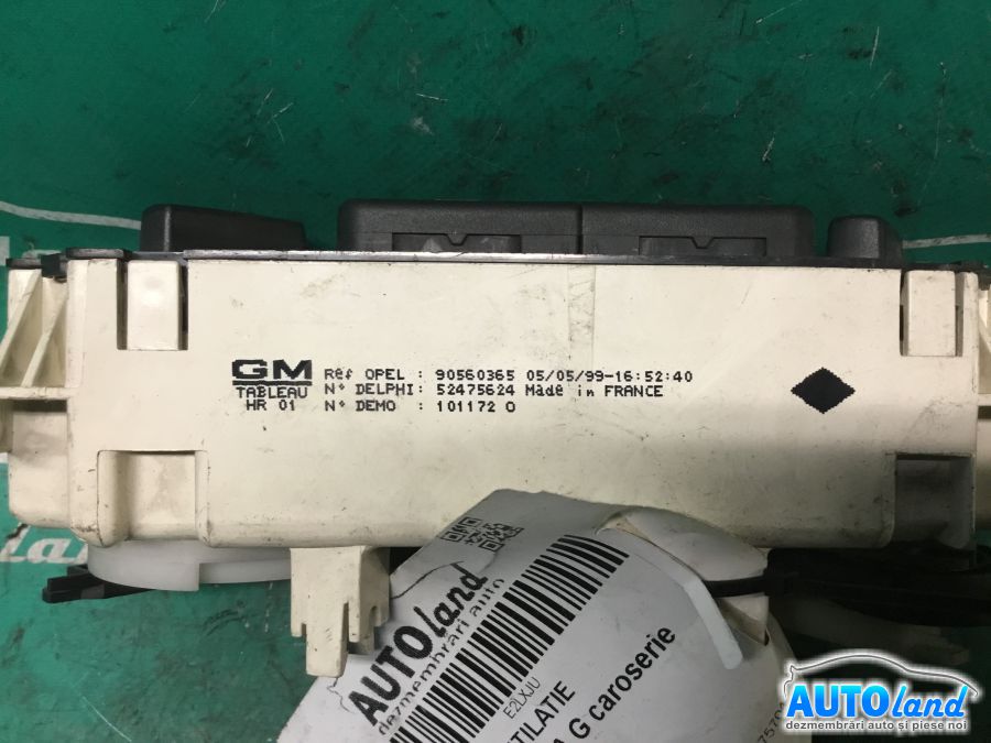 Panou Comanda AC (ventilatie) OPEL ASTRA G caroserie (F70) 1999-2005 Cod 90560365