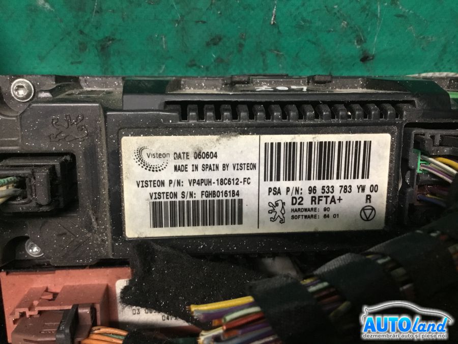 Panou Comanda AC (ventilatie) PEUGEOT 407 (6D_) 2004-2025 Cod 9653378380