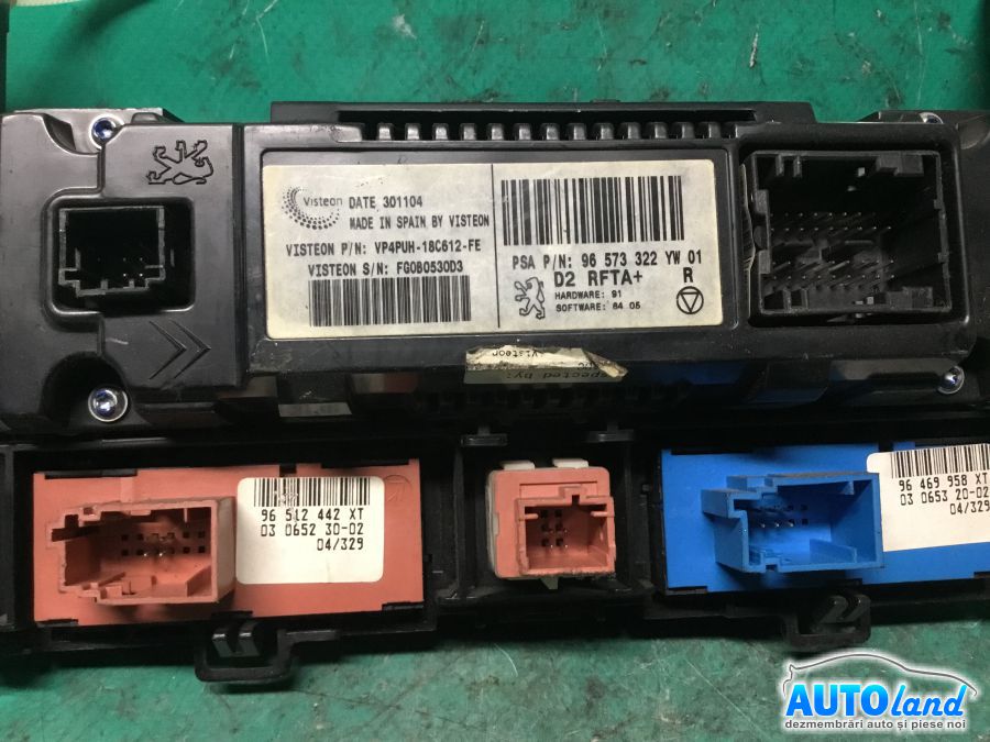 Panou Comanda AC (ventilatie) PEUGEOT 407 (6D_) 2004-2025 Cod 96573322YW