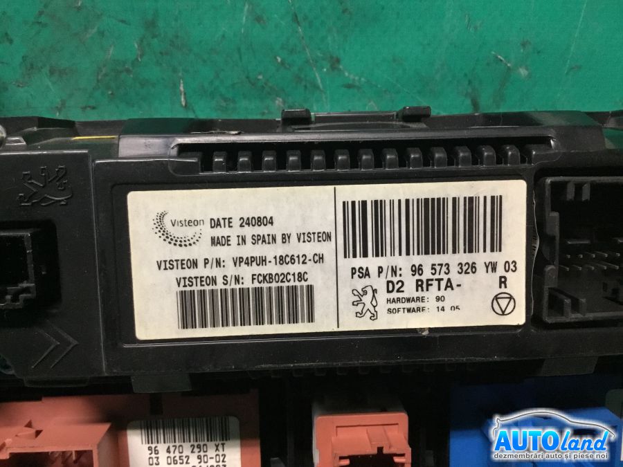 Panou Comanda AC (ventilatie) PEUGEOT 407 (6D_) 2004-2025 Cod 96573326YW