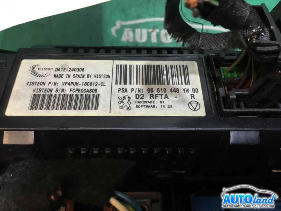 Panou Comanda AC (ventilatie) PEUGEOT 407 (6D_) 2004-2025 Cod 96610448