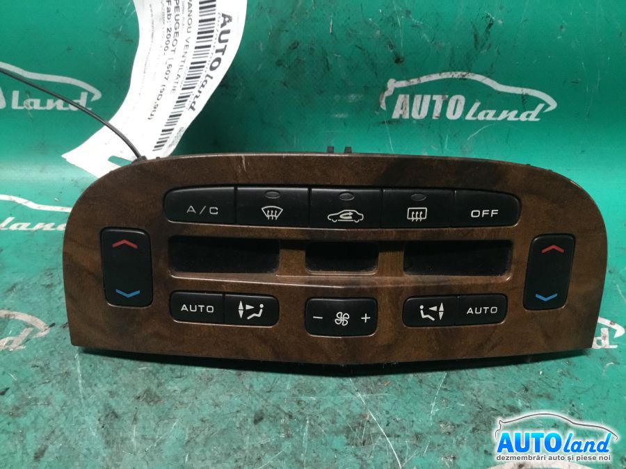 Panou Comanda AC (ventilatie) PEUGEOT 607 (9D,9U) 2000-2025 Cod 96295526GV