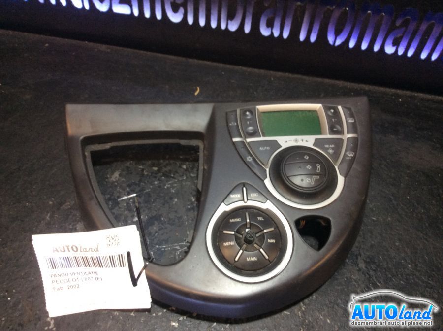 Panou Comanda AC (ventilatie) PEUGEOT 807 (E) 2002-2025 Cod A83000200