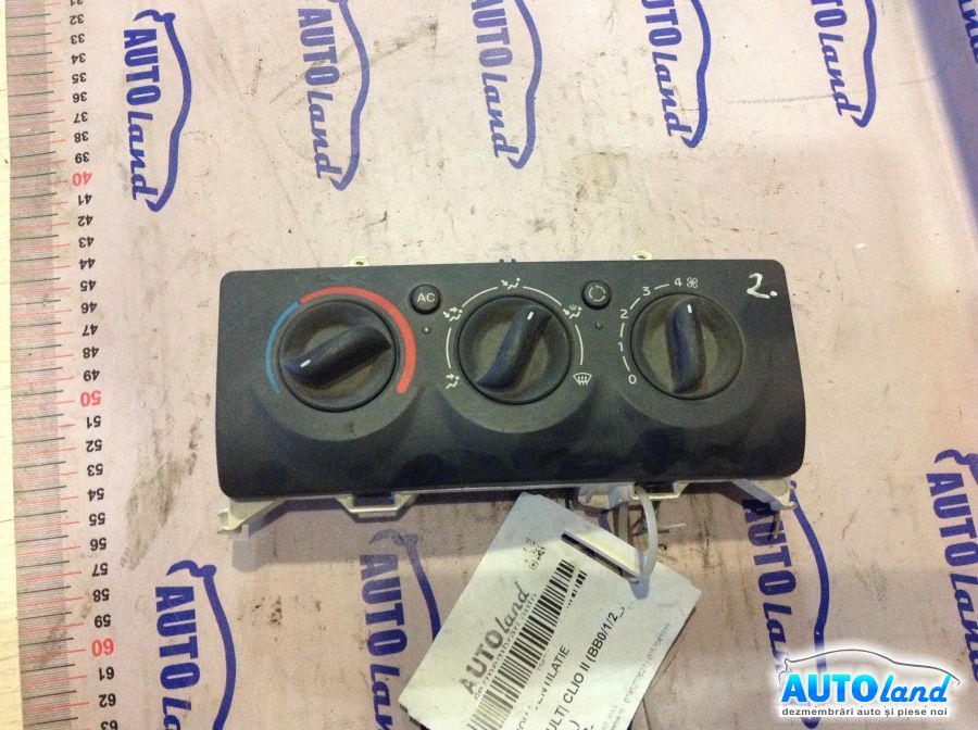 Panou Comanda AC (ventilatie) RENAULT CLIO II (BB0/1/2_,CB0/1/2_) 1998-2025 Cod 8200147160