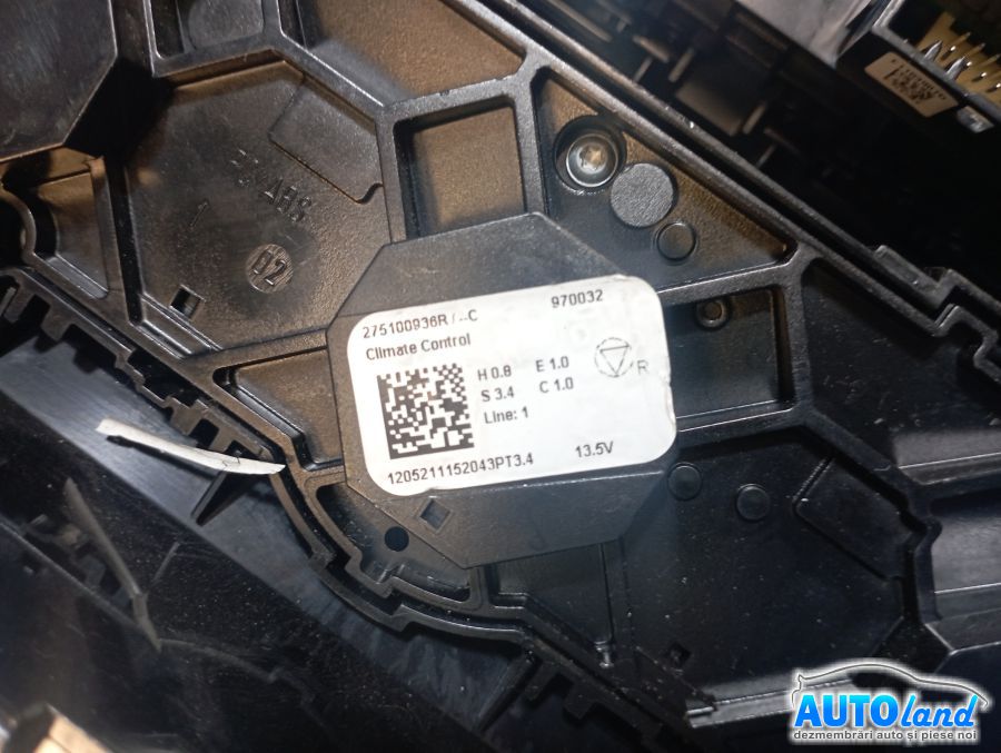 Panou Comanda Ac (ventilatie) RENAULT CLIO V 2019-2026 Cod 275100936R