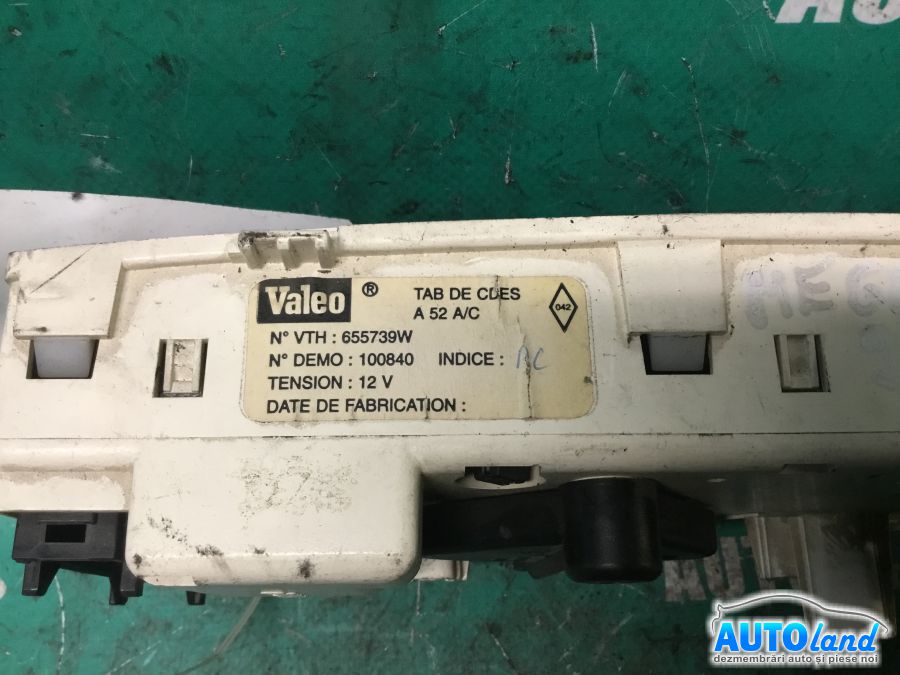Panou Comanda AC (ventilatie) RENAULT MEGANE I (BA0/1_) 1996-2003 Cod 6557W