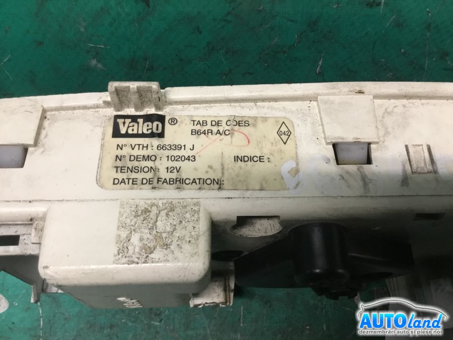 Panou Comanda AC (ventilatie) RENAULT MEGANE I (BA0/1_) 1996-2003 Cod 663391J