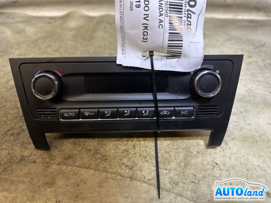 Panou Comanda Ac (ventilatie) SEAT TOLEDO IV (KG3) 2012-2019 Cod 6JA907044A