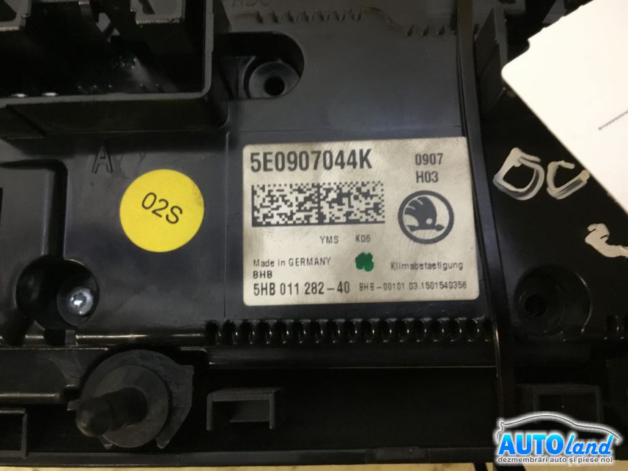 Panou Comanda Ac (ventilatie) SKODA OCTAVIA (5E3) 2012-2025 Cod 5E0907044K