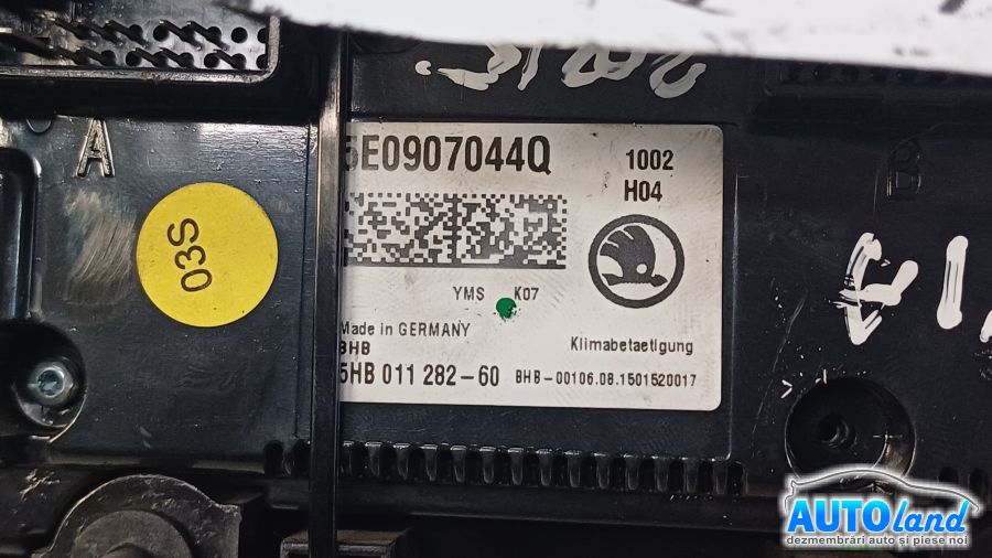 Panou Comanda Ac (ventilatie) SKODA OCTAVIA (5E3) 2012-2025 Cod 5E0907044Q