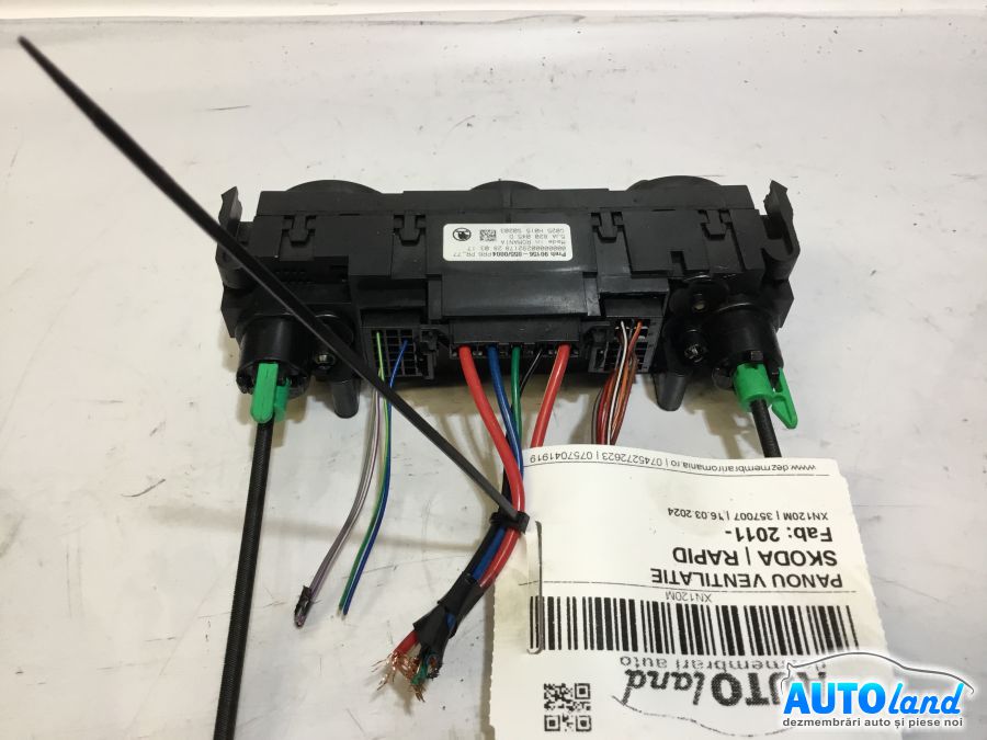 Panou Comanda AC (ventilatie) SKODA RAPID 2011-2025 Cod 5JA820045D