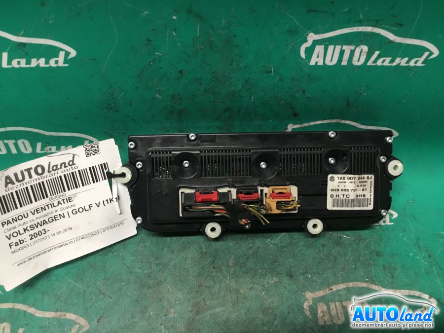 Panou Comanda AC (ventilatie) VOLKSWAGEN GOLF V (1K1) 2003-2025 Cod 1K0907044BJ