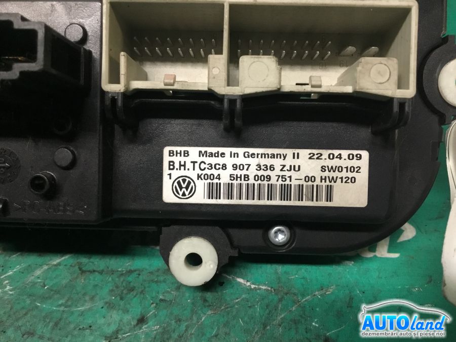 Panou Comanda AC (ventilatie) VOLKSWAGEN GOLF VI 2008-2025 Cod 3C8907336