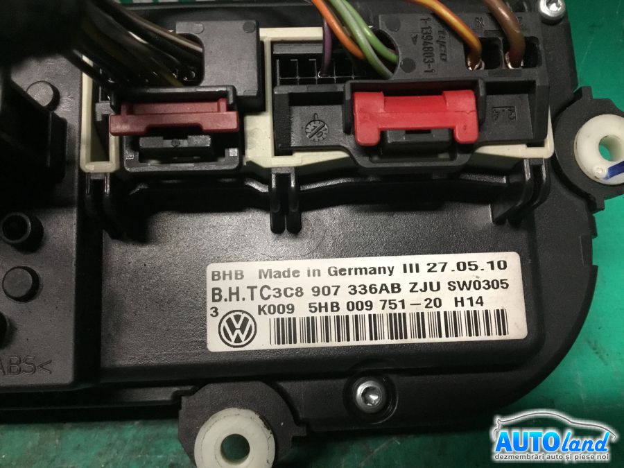 Panou Comanda AC (ventilatie) VOLKSWAGEN GOLF VI PLUS 2008-2025 Cod 3C8907336AB