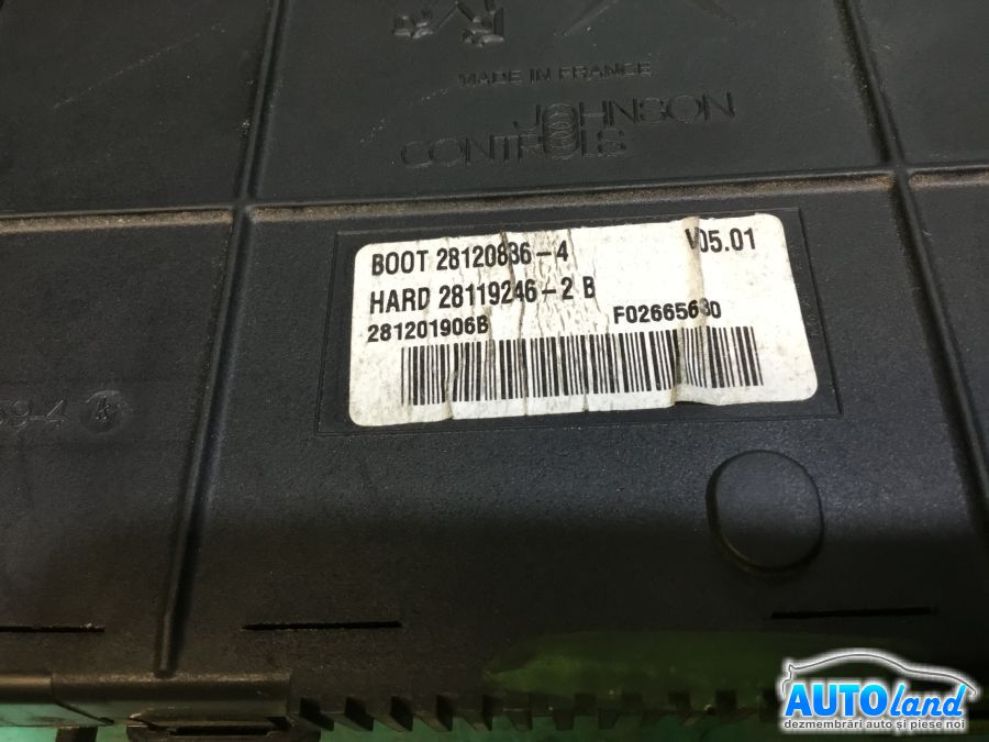 Panou sigurante (tablou) CITROEN C4 Picasso (UD_) 2007-2013 Cod 96640587800R