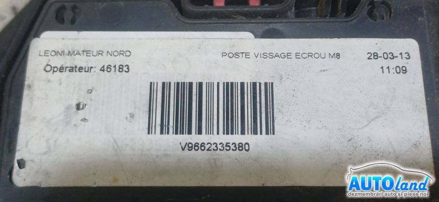 Panou Sigurante (tablou) CITROEN C5 (RD_) 2008-2026 Cod 9662335380
