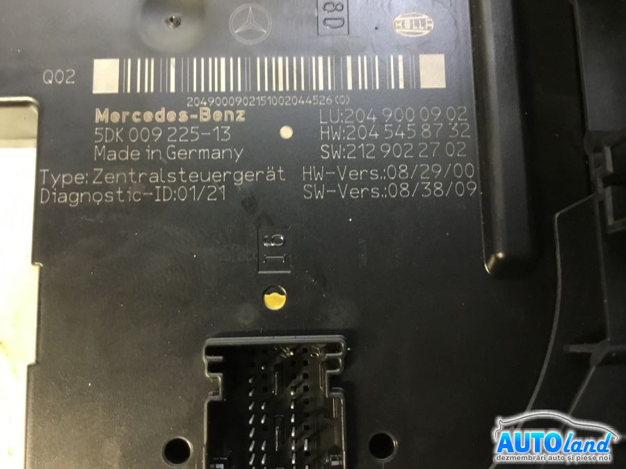 Panou Sigurante (tablou) MERCEDES-BENZ C-CLASS (W204) 2007-2025 Cod 2049000902