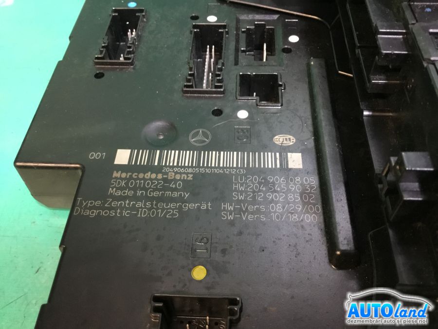 Panou sigurante (tablou) MERCEDES-BENZ C-CLASS (W204) 2007-2025 Cod 2049060805