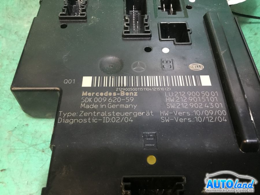 Panou sigurante (tablou) MERCEDES-BENZ E-CLASS (W212) 2009-2025 Cod 2129005001