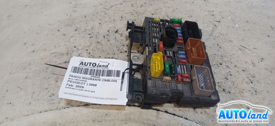 Panou Sigurante (tablou) PEUGEOT 3008 2009-2026 Cod 9807028580