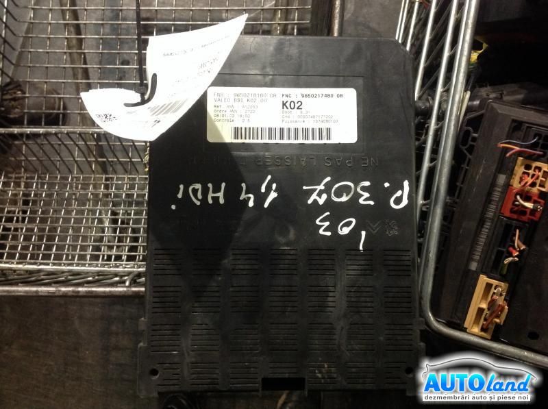 Panou sigurante (tablou) PEUGEOT 307 (3A/C) 2000-2025 Cod 9650218180