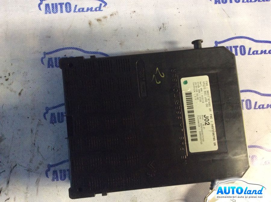 Panou sigurante (tablou) PEUGEOT 307 CC (3B) 2003-2025 Cod 9651196780