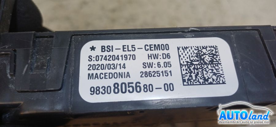 Panou Sigurante (tablou) PEUGEOT 5008 2009-2026 Cod 9830805680