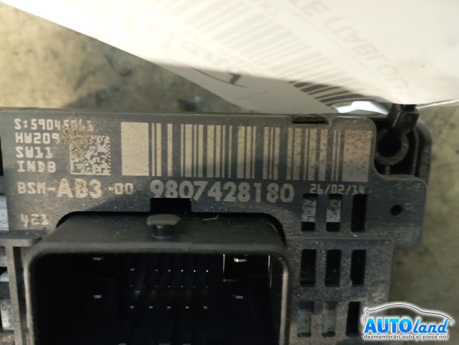 Panou Sigurante (tablou) PEUGEOT 508 2010-2026 Cod 9807428180