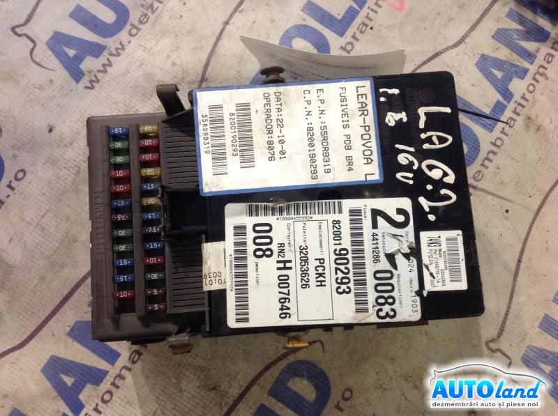 Panou sigurante (tablou) RENAULT LAGUNA II (BG0/1_) 2001-2025 Cod 8200190293