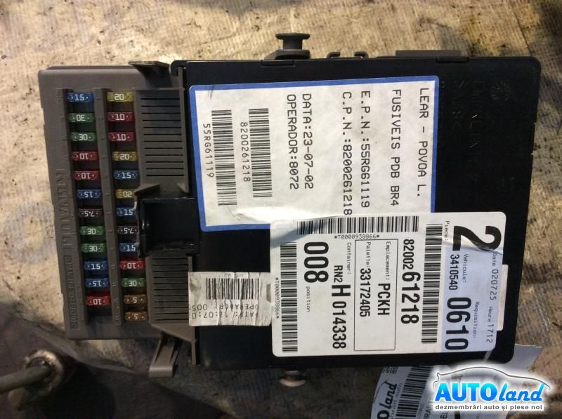 Panou sigurante (tablou) RENAULT VEL SATIS (BJ0_) 2002-2025