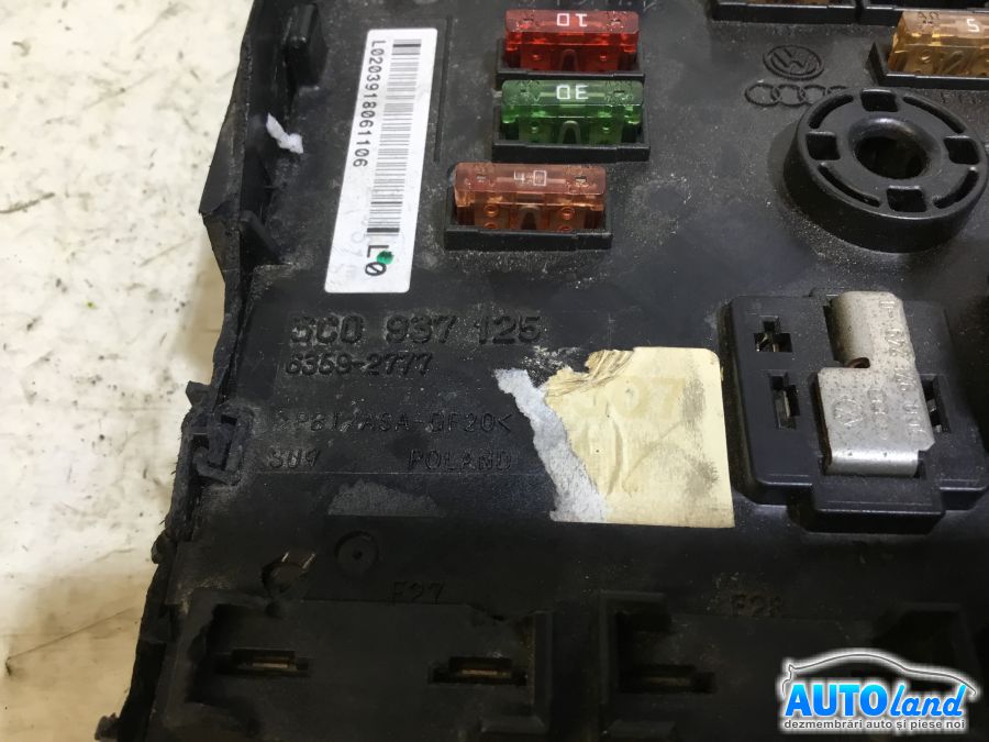 Panou sigurante (tablou) VOLKSWAGEN PASSAT (3C2) 2005-2025 Cod 3C0937125