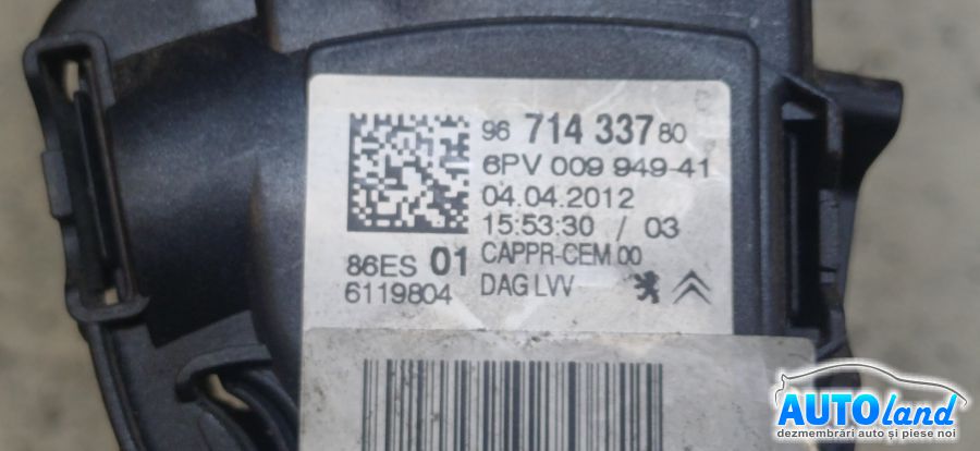 Pedala de Acceleratie PEUGEOT 208 2012-2026 Cod 9671433780