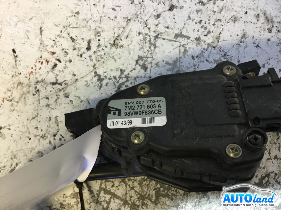Pedala de Acceleratie VOLKSWAGEN SHARAN 2000-2010 Cod 7M2721603A