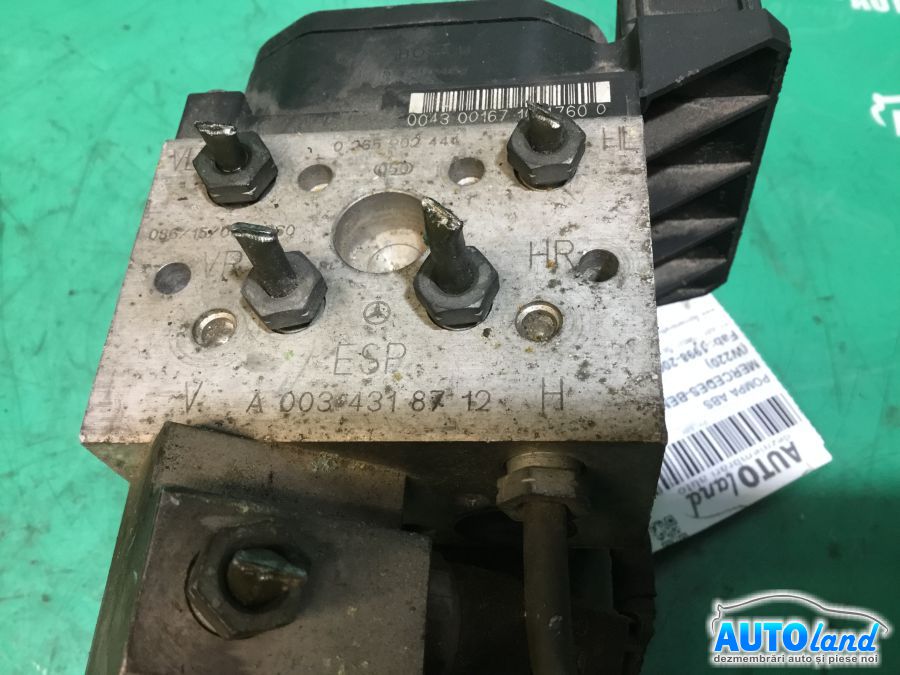 Pompa ABS MERCEDES-BENZ S-CLASS (W220) 1998-2005 Cod A0034318712