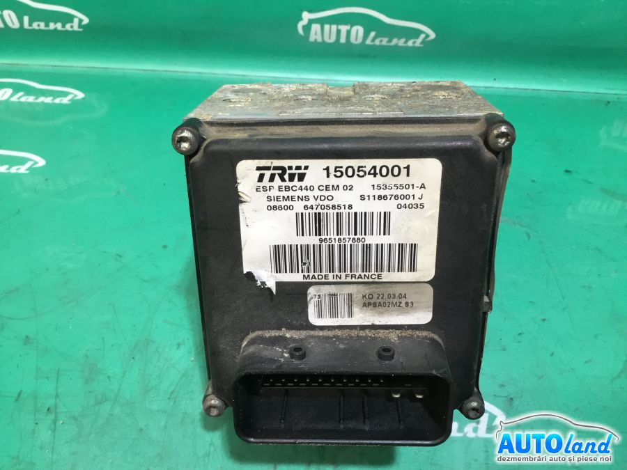 Pompa ABS PEUGEOT 407 (6D_) 2004-2025 Cod 9651857880