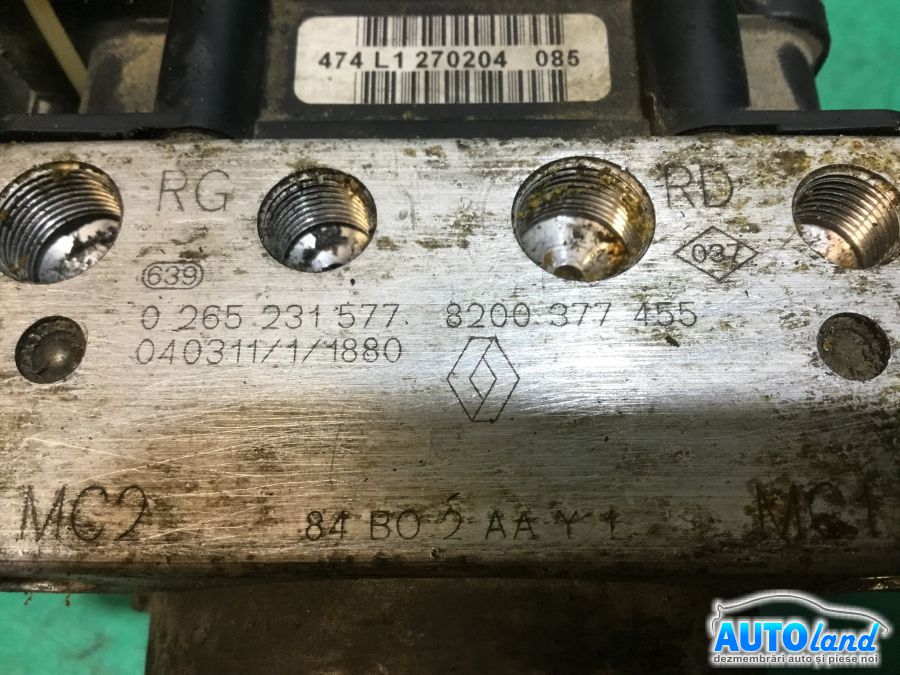 Pompa ABS RENAULT MEGANE II (BM0/1_,CM0/1_) 2002-2025 Cod 0265231577