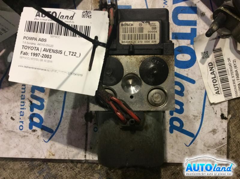 Pompa ABS TOYOTA AVENSIS (_T22_) 1997-2003 Cod 0265216486