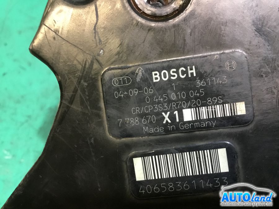 Pompa Injectie BMW 3 (E46) 1998-2005 Cod 0445010045