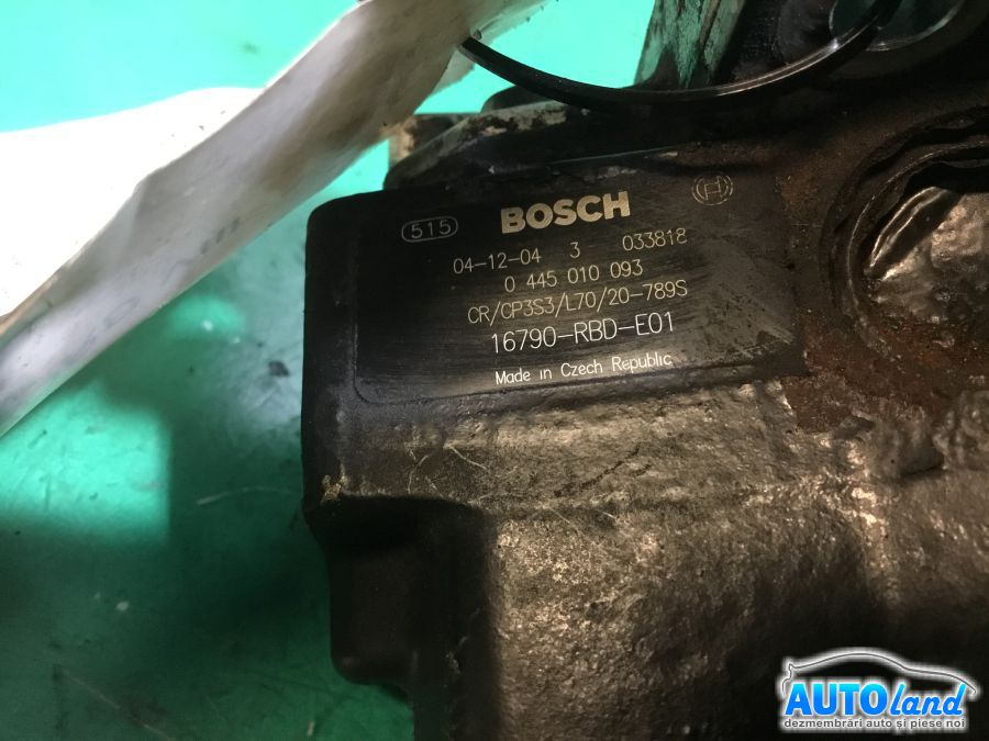 Pompa Injectie HONDA ACCORD VIII (CL_,CM_) 2003-2025 Cod 0445010093