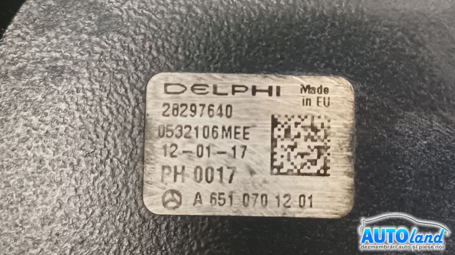 Pompa Injectie MERCEDES-BENZ C-CLASS (W204) 2007-2025 Cod A6510701201